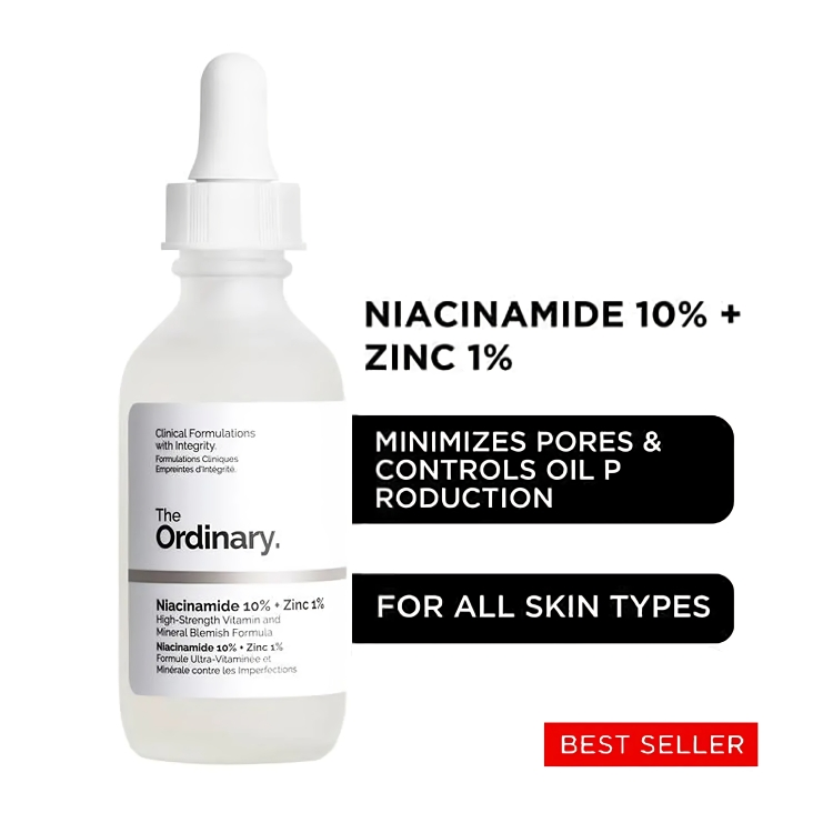 The Ordinary Niacinamide 10%+ Zinc 1% Face Serum (ORIGINAL)